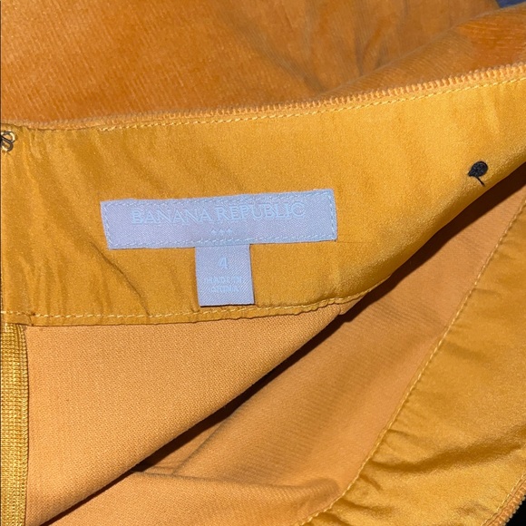 Banana Republic Corduroy Mini Skirt - Mustard - Picture 6 of 6